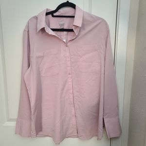 New Chico's Light Pink Long Sleeve Top.